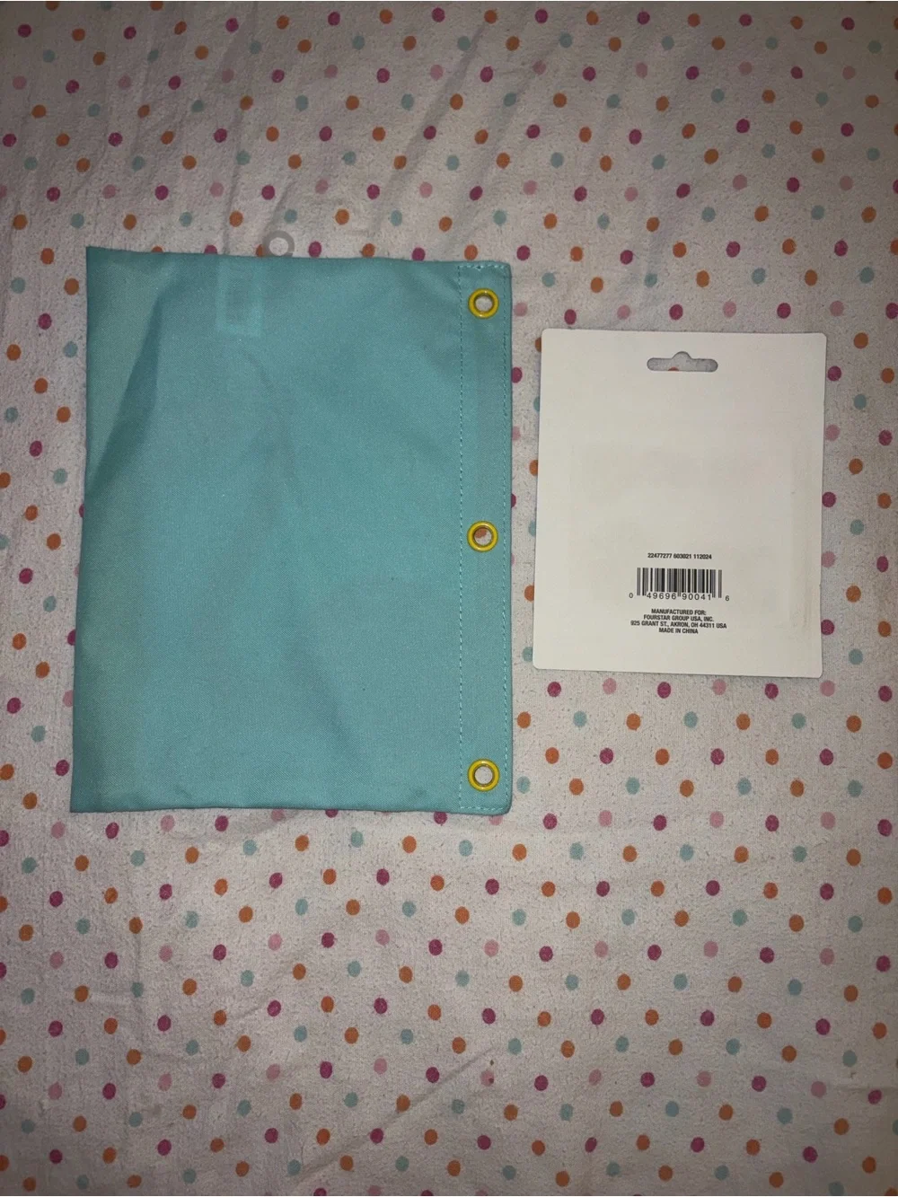 NWT Studio C Flamingo Zipper Binder Pencil Pouch + New 4 Pc Emoji Eraser Set